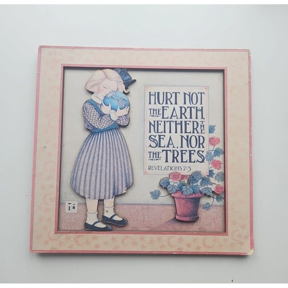 Cards To‎ Keep Mary Engelbreit Framed Art Picture Hurt Not The Earth